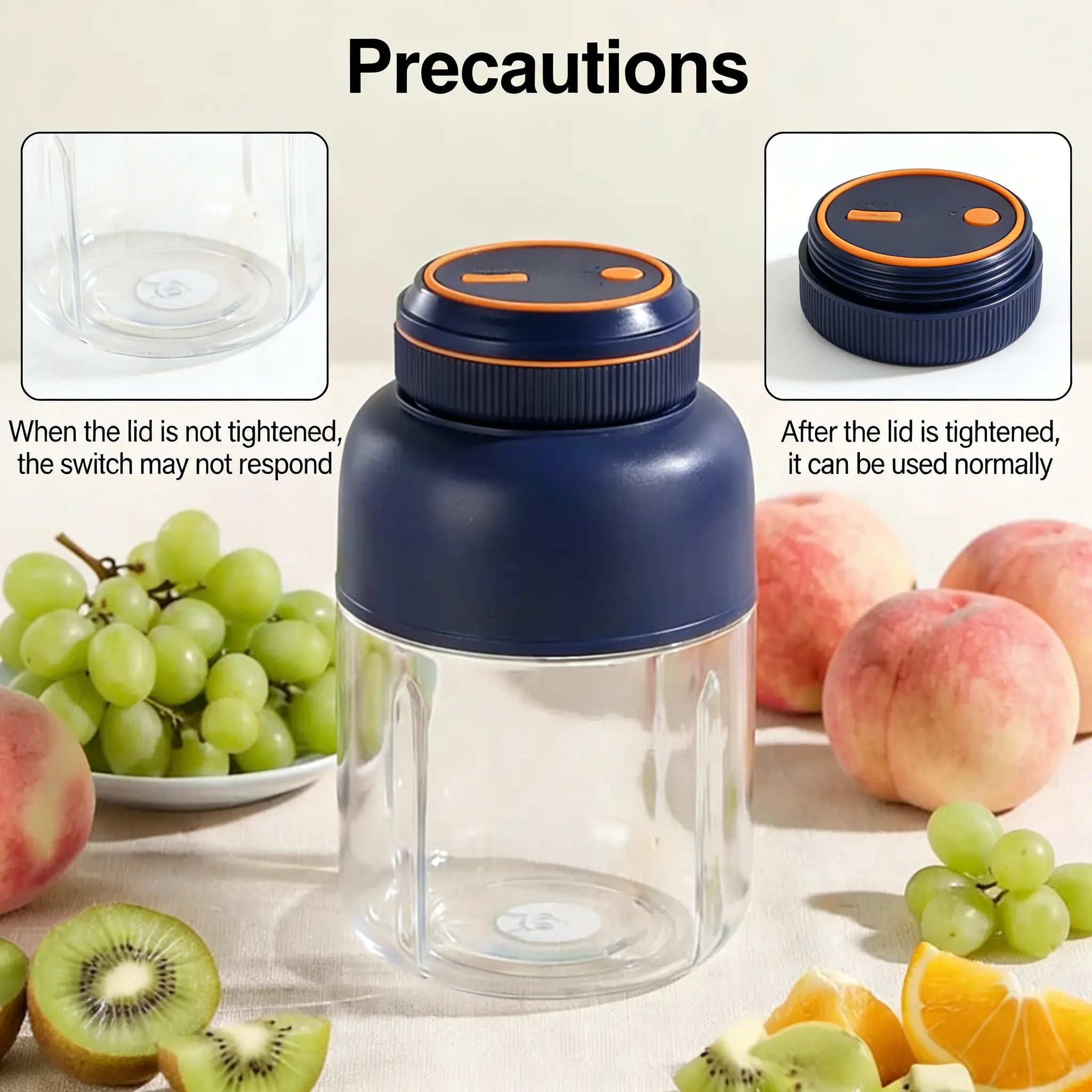 Portable Household Appliances Juicer,Usb Rechargeable Juice Blender Cup,Multifunctional Juicermachine ,Summer Essentials Smoothieblender